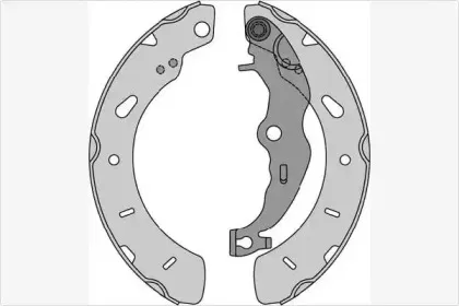 Комплект тормозных колодок MGA купить