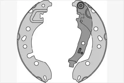 Комплект тормозных колодок MGA купить