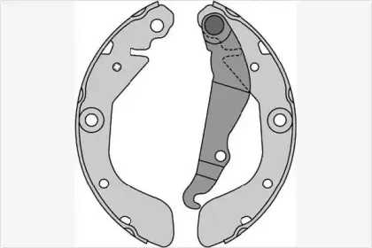 Комплект тормозных колодок MGA купить