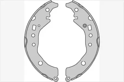 Комплект тормозных колодок MGA купить
