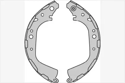 Комплект тормозных колодок MGA купить