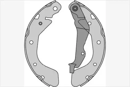 Комплект тормозных колодок MGA купить