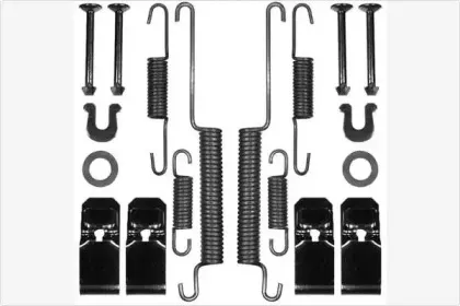 Комплект тормозов, барабанный тормозной механизм MGA купить