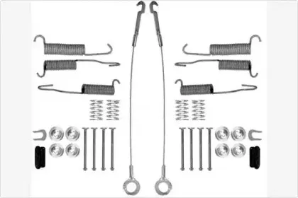 Комплект тормозов, барабанный тормозной механизм MGA купить