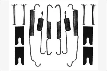 Комплект тормозов, барабанный тормозной механизм MGA купить
