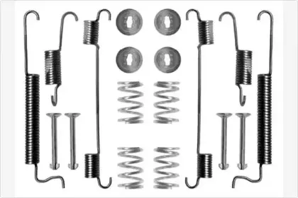Комплект тормозов, барабанный тормозной механизм MGA купить