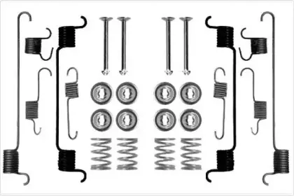 Комплект тормозов, барабанный тормозной механизм MGA купить