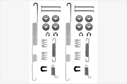Комплект тормозов, барабанный тормозной механизм MGA купить
