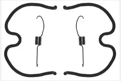 Комплект тормозов, барабанный тормозной механизм MGA купить
