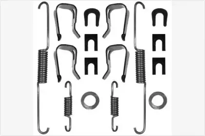 Комплект тормозов, барабанный тормозной механизм MGA купить