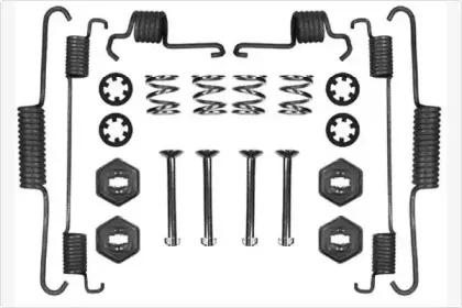 Комплект тормозов, барабанный тормозной механизм MGA купить