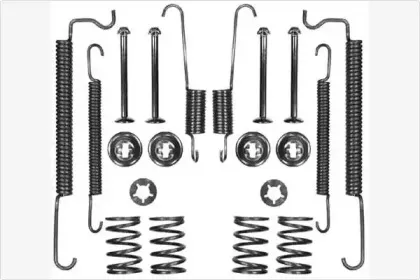 Комплект тормозов, барабанный тормозной механизм MGA купить
