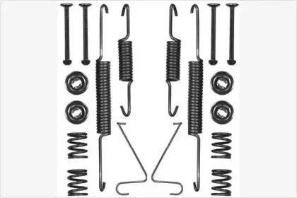 Комплект тормозов, барабанный тормозной механизм MGA купить