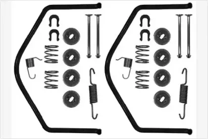 Комплект тормозов, барабанный тормозной механизм MGA купить