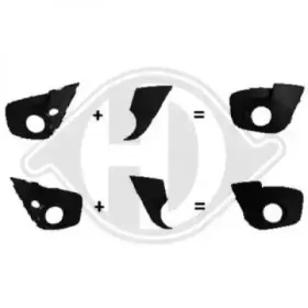 Облицовка, противотуманная фара DIEDERICHS купить