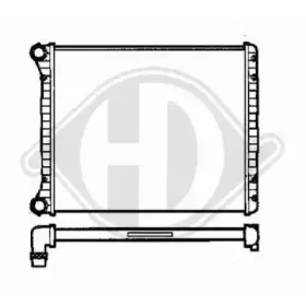 Радиатор, охлаждение двигателя DIEDERICHS купить