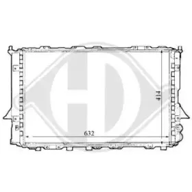 Радиатор, охлаждение двигателя DIEDERICHS купить