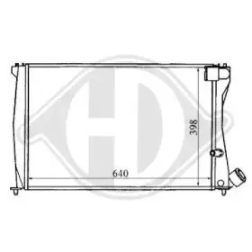 Радиатор, охлаждение двигателя DIEDERICHS купить