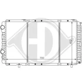 Радиатор, охлаждение двигателя DIEDERICHS купить