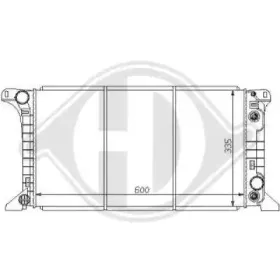 Радиатор, охлаждение двигателя DIEDERICHS купить