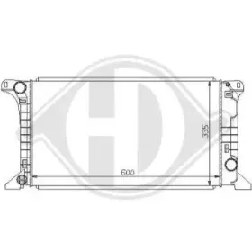 Радиатор, охлаждение двигателя DIEDERICHS купить