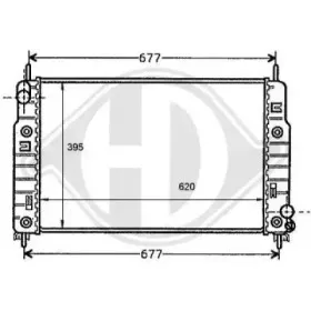 Радиатор, охлаждение двигателя DIEDERICHS купить