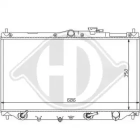 Радиатор, охлаждение двигателя DIEDERICHS купить
