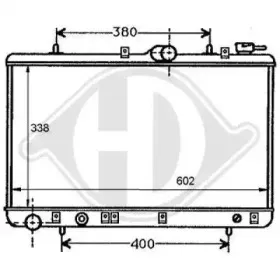 Радиатор, охлаждение двигателя DIEDERICHS купить
