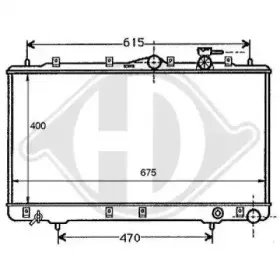 Радиатор, охлаждение двигателя DIEDERICHS купить