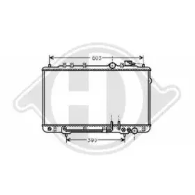 Радиатор, охлаждение двигателя DIEDERICHS купить