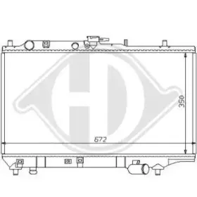 Радиатор, охлаждение двигателя DIEDERICHS купить