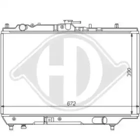 Радиатор, охлаждение двигателя DIEDERICHS купить