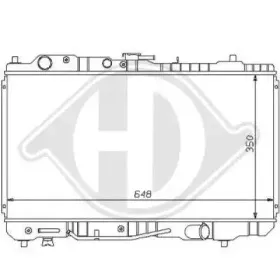 Радиатор, охлаждение двигателя DIEDERICHS купить