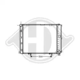 Радиатор, охлаждение двигателя DIEDERICHS купить