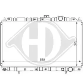 Радиатор, охлаждение двигателя DIEDERICHS купить