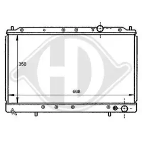Радиатор, охлаждение двигателя DIEDERICHS купить