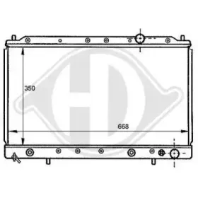 Радиатор, охлаждение двигателя DIEDERICHS купить