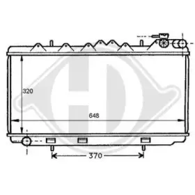 Радиатор, охлаждение двигателя DIEDERICHS купить