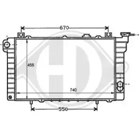 Радиатор, охлаждение двигателя DIEDERICHS купить
