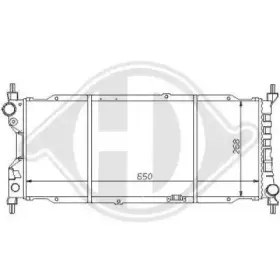 Радиатор, охлаждение двигателя DIEDERICHS купить
