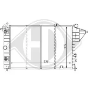 Радиатор, охлаждение двигателя DIEDERICHS купить