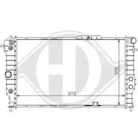 Радиатор, охлаждение двигателя DIEDERICHS купить