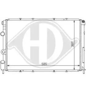 Радиатор, охлаждение двигателя DIEDERICHS купить