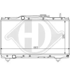 Радиатор, охлаждение двигателя DIEDERICHS купить