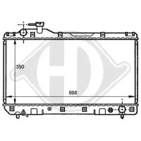 Радиатор, охлаждение двигателя DIEDERICHS купить