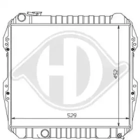 Радиатор, охлаждение двигателя DIEDERICHS купить