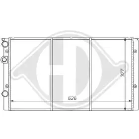 Радиатор, охлаждение двигателя DIEDERICHS купить