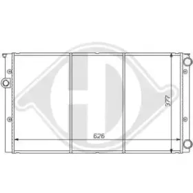Радиатор, охлаждение двигателя DIEDERICHS купить
