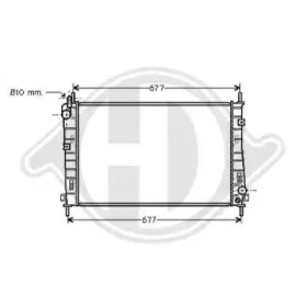 Радиатор, охлаждение двигателя DIEDERICHS купить