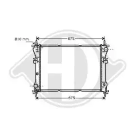 Радиатор, охлаждение двигателя DIEDERICHS купить